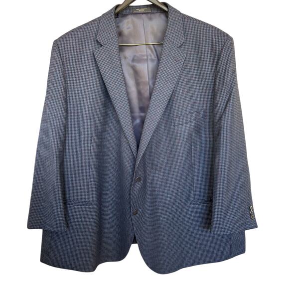 Petrocelli Men's Preppy 100% Wool Check Pattern Sport Coat Size 58R - Picture 2 of 8